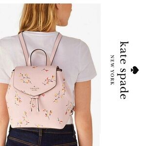 🌷Kate Spade Lizzie Tossed Blooms Floral Medium Backpack MSRP $359🌷